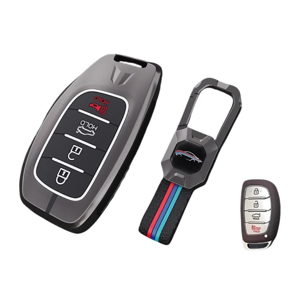 Contacts Car Key Cover Compatible with Hyundai – Fits Creta, i20, Verna, Xcent, Elantra, Venue, Alcazar, Tucson & More