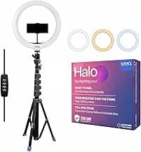 Kreo Ring Light 12" for Video Shooting Professional Studio Light with Stand, Ringlight kit for YouTube Instagram with Accessories (12" RL W/Tripod)