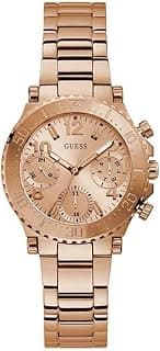 GUESS Cosmic Collection Analog Rose Gold Dial Women's Watch-GW0465L2