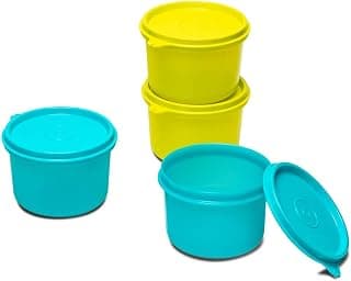 Tupperware Multipurpose Liquid Tight Executive Lunch Bowl 450 Ml 4 Piece Plastic Multicolour