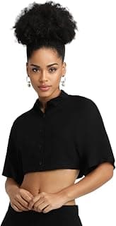Women Solid Regular Fit Crop Top