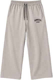 Generic Bonkers Wide Leg Baggy Track Pants for Men Black
