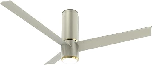 Orient Electric 1200 mm Aeroslim BLDC Ceiling Fan with Underlight, IoT & Remote | Smart Ceiling Fan Compatible with Alexa & Google Home | BEE 5-star Rated Fan | 3-year warranty by Orient | Dune Gold