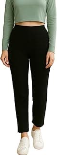 Dollar Missy Women's Super Soft Stretchable Straight Pant with Pocket