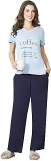 Van Heusen Rayon Women Relaxed Fit Smocked Waistband Functional Pocket Solid Lounge Pyjamas - Available in Pack of 1 & 2