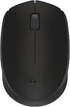 Logitech B170 USB Mouse,12-Months Battery Life, Ambidextrous, PC/Mac/Laptop - Black