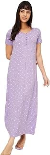 Max Women Cotton Long Night Gown