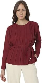 VERO MODA Women's Polyester Regular Fit Top
