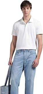 Calvin Klein Jeans Men's Solid Regular fit Cotton Polo t-Shirt