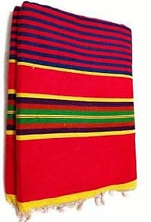 AYUS 100% Cotton Zebra Design Large Size Multi Purpose Cotton Carpet ||Solapuri Satranji || Rug || Dari || (56 x 86 Inches) [ Set of 1 Piece ]