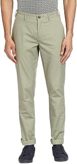 Colorplus Color Plus Men's Flat Front Nuvo Fit Medium Green Casual Trouser