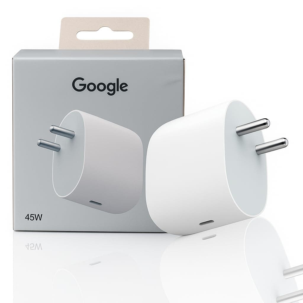 45W USB-C Fast Charger Adapter by DiHines | Compatible with Pixel 10/10 Pro, 9 Pro/9/9a, 8 Pro/8/8a, 7 Pro/7/7a, 6 Pro/6/6a, Pixel Fold, Pixel Tablet, Chromebooks & Laptops | Quick Charge (White)