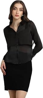 FOREVER 21 Women's Solid Regular Fit Shirt