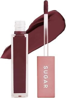SUGAR Cosmetics Mettle Matte Liquid Lipstick For Women | Highly Pigmented | Transferproof & Long Lasting |7Ml - 07 Bellatrix (Mauve Pink With Brown Undertones)