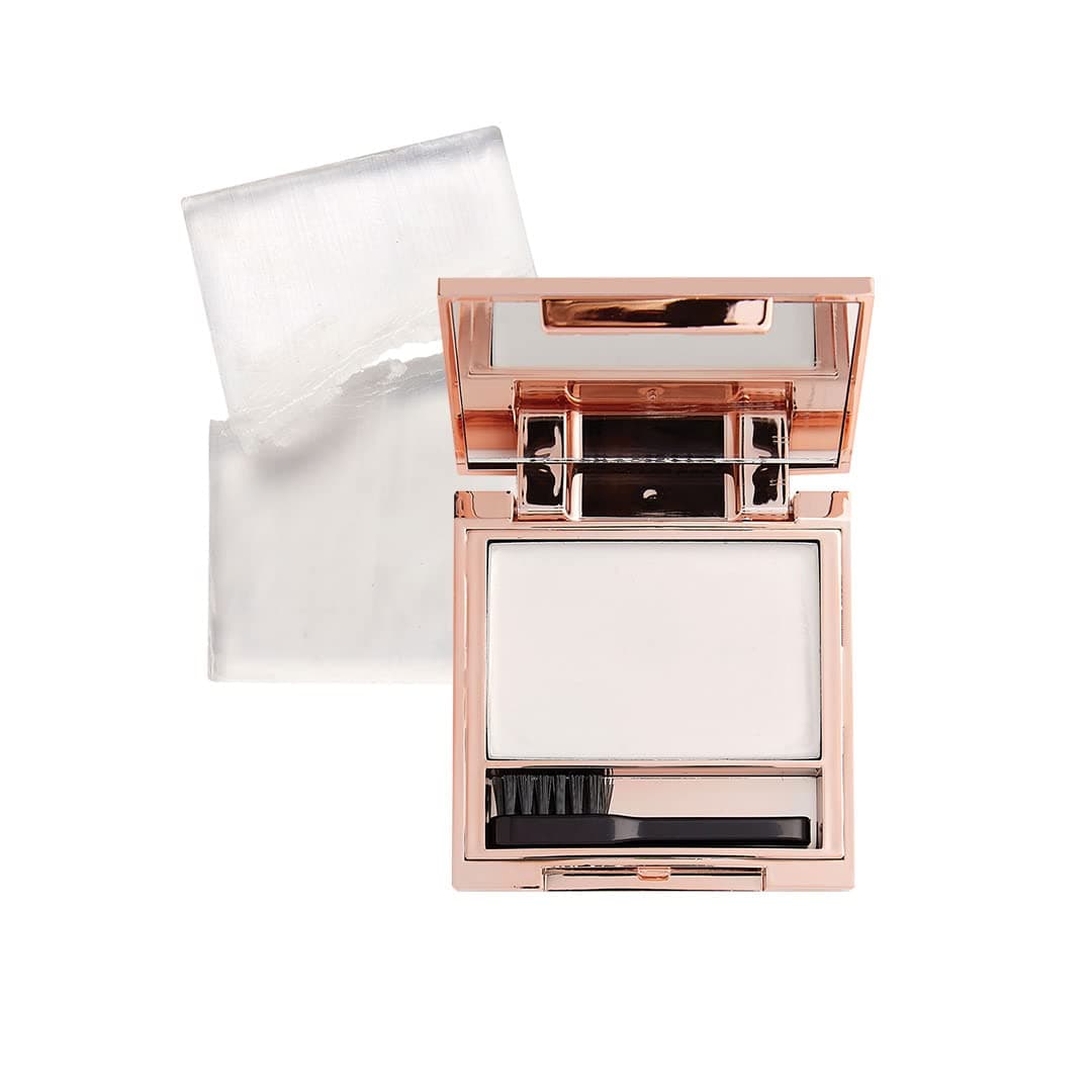 Makeup Revolution- Eyebrow Wax Soap Kit-Soap Styler (Natural White) | Helps to keep brows looking full and fluffy | Achieve the perfect laminated brow look | Perfect for on-the-go brow taming - 5 gm
