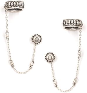Shaya by Caratlane | 925 Silver|Zest Earrings in Oxidised | Gifts for Womens & Girls
