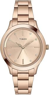 TIMEX Analog Watch for Women with Round Dial & Water Resistant Women's Wrist Watches