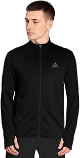 London Hills Sunscreen Jacket For Men | Sun Protection | Riding | Biking | Jogging | Gym Wear| Sun Coat | Sunblock | Uv Protection | Spf | Summer Jacket For Men | Black