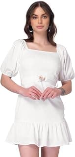 FabAlley Women Round Neck Slip On Regular Fit Mini Dress