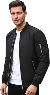 MIA FASHION Jacket for Men Winter Wear Full Sleeves Jacket | Zipper Lightweight Jacket | Casual Bomber Regular Fit