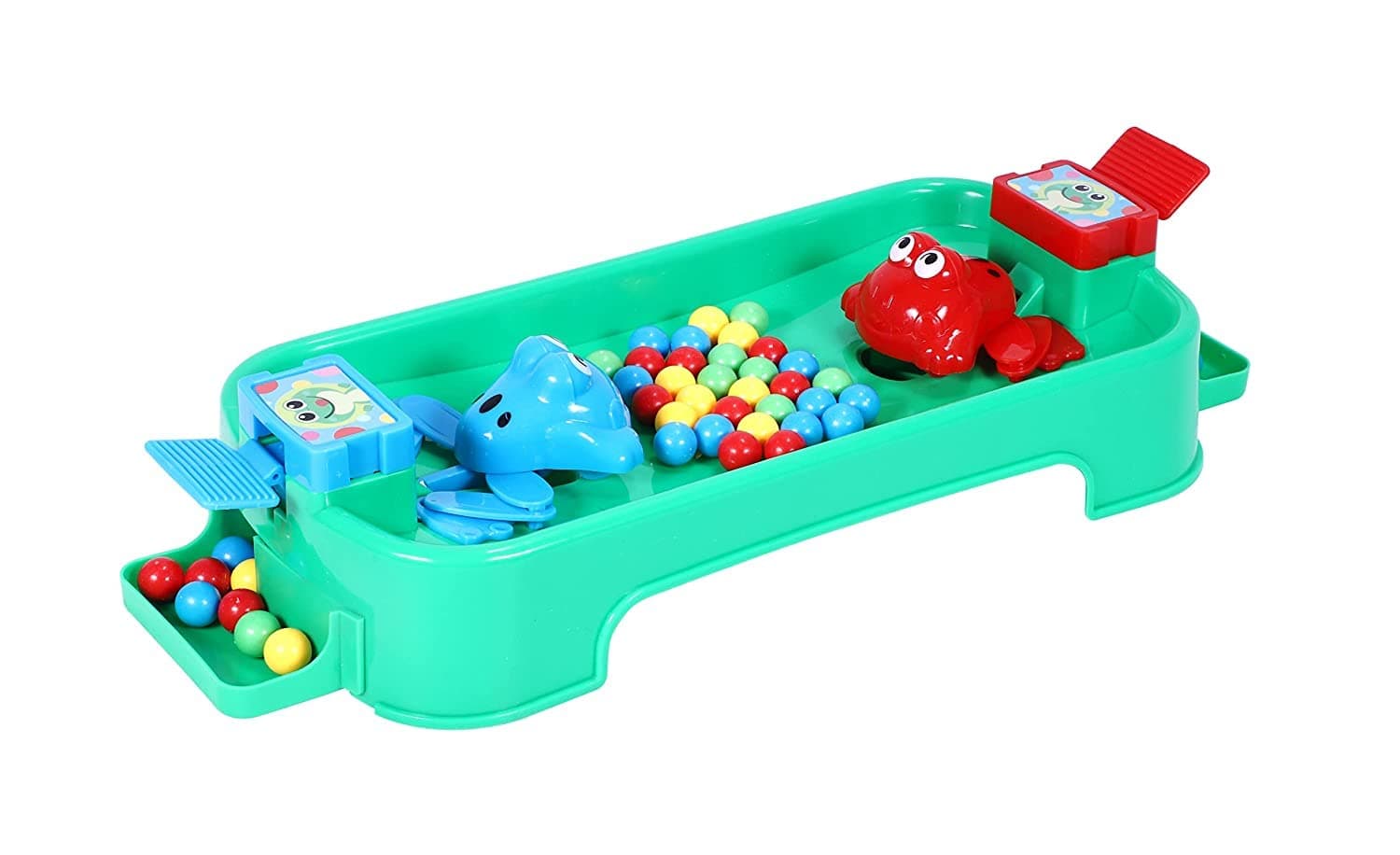 Magicwand® Plastic Hungry Frog Beans Eating Game for 2-4 Players with Several Gaming Modes【Multi-Colored】【2 Player Game】