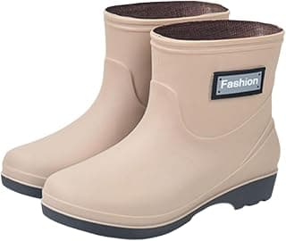 MERISHOPP Women Mid Calf Rain Boots Stylish for Backpacking Camping Outdoor Activities 38|Clothing Shoes & Accessories | Boots|1 Pair of Women Rain Boots