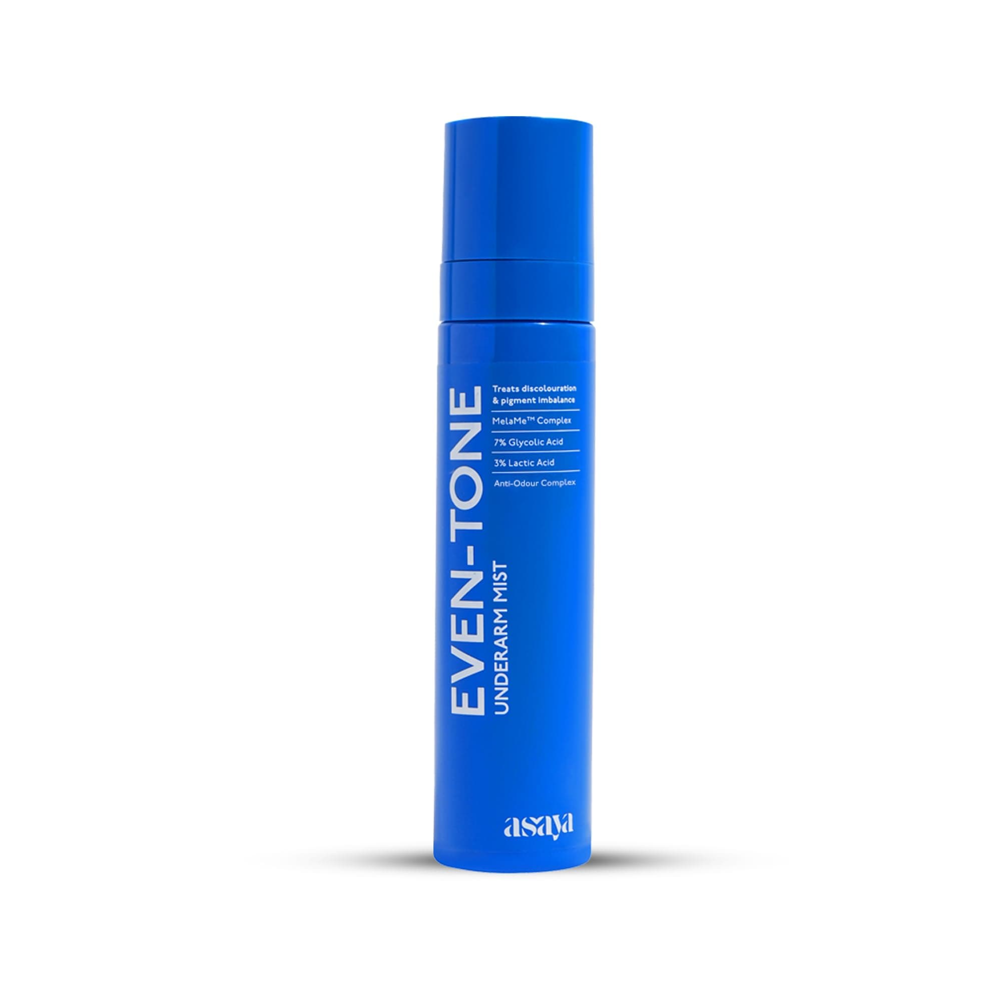 Asaya Even Tone Underarm Mist | Lightweight Spray for Underarm Pigmentation Removal & Odour Control | Even Tone Underarm Mist for Dark Underarms | 100 ml