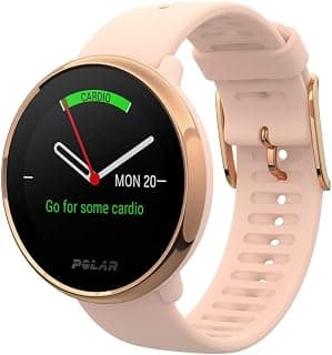 Polar Ignite - GPS Smartwatch - Fitness Watch With Advanced Wrist-Based Optical Heart Rate Monitor, Training Guide, Waterproof, Peach