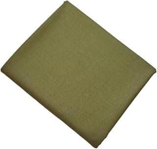 JETHIYA Khaki Pant Fabric | Khaki Clothes Material | Men's Poly-Viscose Unstitched Trouser Fabric | Khaki Vrdi Uniform Fabrics Police and Postal and Public Transport Workers