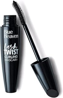 Blue Heaven Lash Twist Curling Mascara for Women | Waterproof, Smudge Proof & Long Lasting | Quick Dry, No Clumping | Intense Black Volumizing & Curling Mascara | 12ml