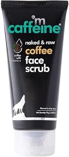 mcaffeine Coffee Tan & Dead Skin Removal Face Scrub (75gm)|Caffeine & Walnut Scrub for Face|Exfoliating & Brightening Scrub|Blackhead Remover,Whitehead Remover,Detan Pack I Face Scrub For Women & Men