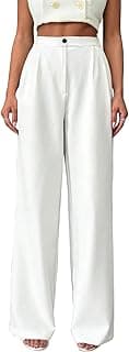 Toochki Trousers for Woman Pants Women's Formal Office Korean | Black Track Pant | Straight | Cotton Spandex Stretchable Trouser | High-Waisted Bottom Wear