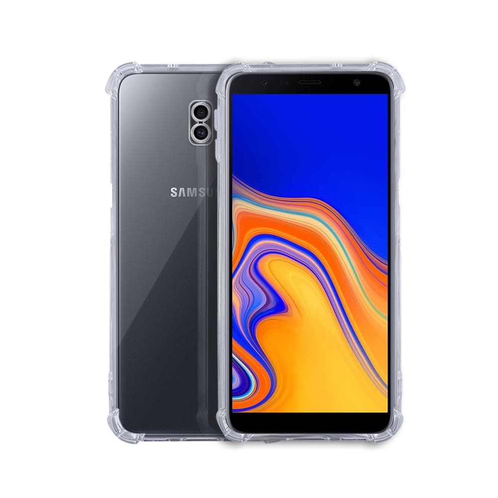 7SEVEN® Back Cover for Samsung Galaxy J6 Plus Transparent Mobile Back Case Shock Proof Design Camera Edges Protection Crystal Clear Phone Case Silicon Soft TPU and Flexible Bumper Phone Cover