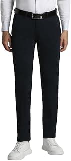 Peter England Men Mid Rise Slim Fit Casual Pants
