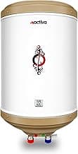 ACTIVA 10L Storage Water Heater Geyser | 3kW ISI Copper Heating Element | BEE 5 Star Rated | 0.8mm Anti-Rust Coated Tank | ABS Body | Fast Heating | 5 Year Warranty | Ivory