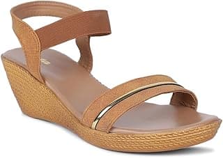 Bata LILLE Women's Wedge Heel Sandal - OLIVE