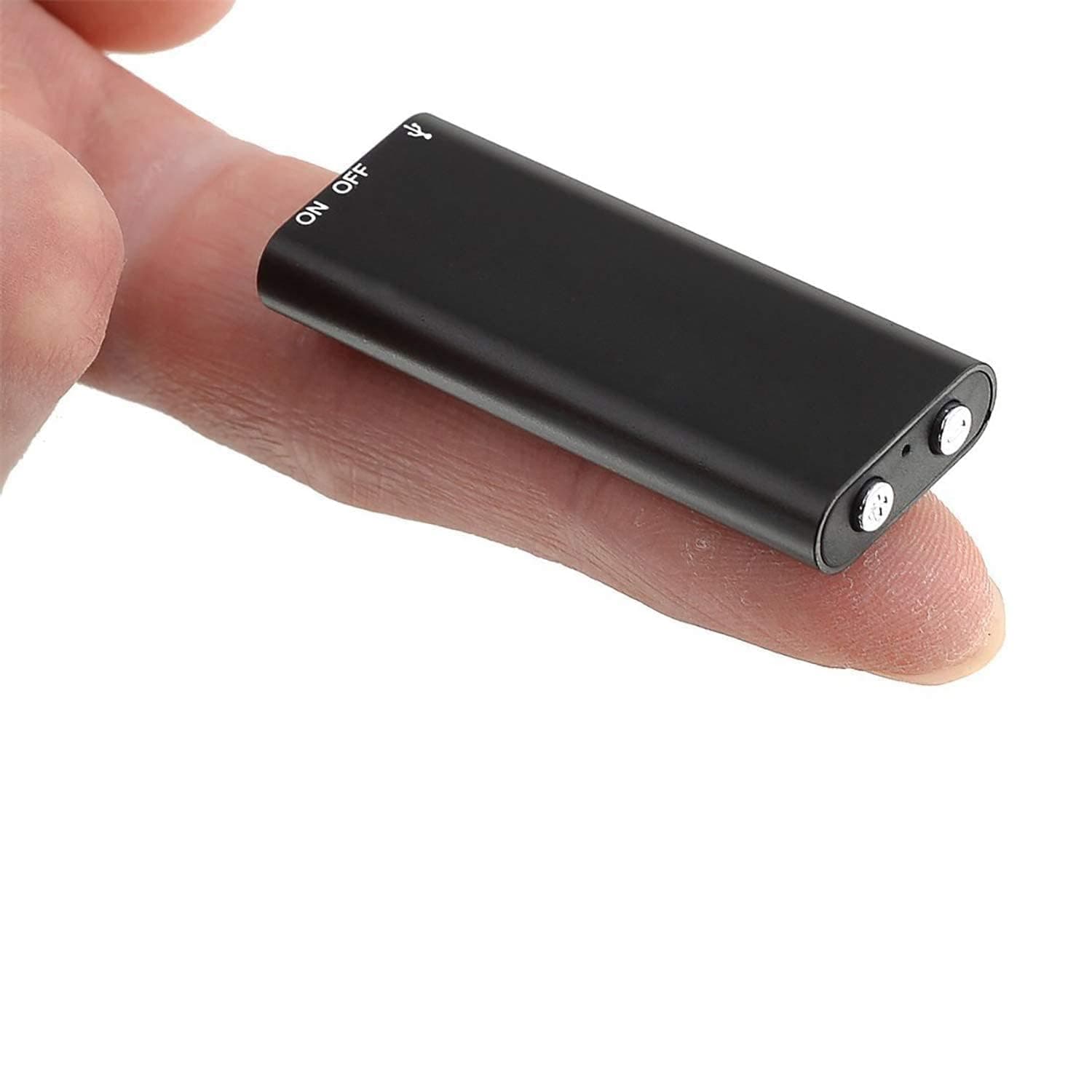 CAMLEIGH Digital Audio Recorder with mp3 Music Player Mini Recording Device | Wireless Electronic dictaphone | Spy Audio Voice Recorder Device Hidden 8 GB Inbuilt Memory
