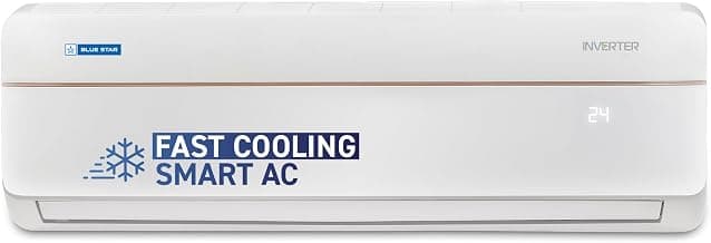 Blue Star 1 Ton 5 Star,Wi-Fi Smart Inverter Split AC (Copper,Convertible 5 in 1 Cooling, DigiQ Hepta Sensor, Blue Fins, Self Diagnosis, IE512VNURS, White)