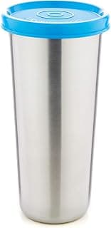 SignoraWare Jumbo Stainless steel Tumbler | Crack Resistant | Spill free | Multipurpose | Compact Design | Sporting Events | Outdoor Activities | Great for office, Gym & Yoga (500 ml | Blue)