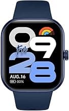 Redmi Move Smartwatch | 1.85" AMOLED (390×450, 600 nits) | Bluetooth Calling | 140+ Sports | 24×7 HR & SPO₂ | AOD | Up to 14-Day Battery | HyperOS (Blue Blaze Strap)