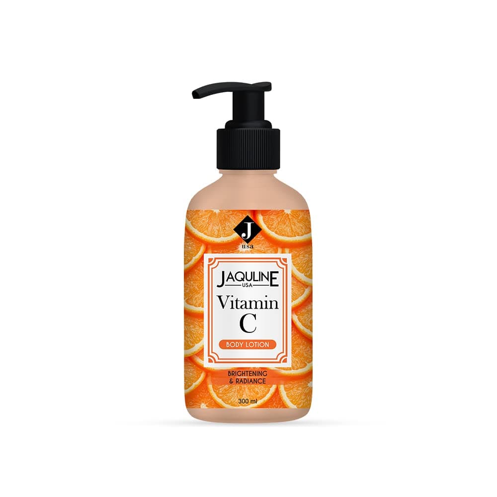 JAQULINE USA Body Lotion for Men and Women | Tones and Soothes Skin | Provides Intense Nourishment | Suitable for All Skin Types | Vitamin C,300ml