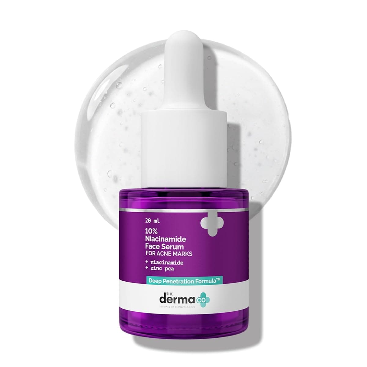 The Derma Co 10% Niacinamide Serum - 20 ml | With 2% Zinc, Powered by Deep Penetration Formula™ | Fades Acne Marks, Controls Oil & Reduces Dark Spots | Exclusively Available on Amazon