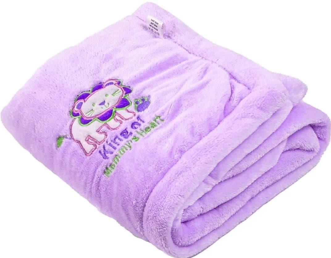 BRANDONN Baby Blankets New Born Double Layer Soft Coral Crib Top Sheet Cum Baby Bath Towel Bed Bedding for Baby Boys and Baby Girls