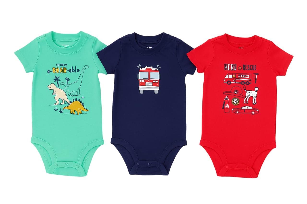 DAADUN Unisex Baby Footed Sleepsuits | Footed Sleepsuits | Baby Rompers Cotton Sleeveless| Long Sleeve Bodysuits IHalf sleeve onesies