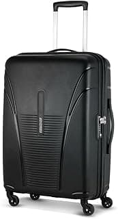 American Tourister Ivy Polypropylene 68 cms Black Hardsided Check-in Luggage (FO1 (0) 09 002) with TSA Lock