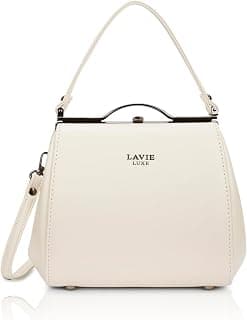 Lavie Luxe Women's Fluff25 Frame Satchel Handbag | Satchel Bag for Work | Ladies Purse | Stylish Shoulder Bag | Gift For Women
