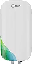 Orient Electric Aura Rapid Pro Geyser|5.9L instant water heater| High grade SS tank | 3000W heavy Copper heating element |6.5 bar pressure compatibility| High-rise Compatible| 5 years tank warrant