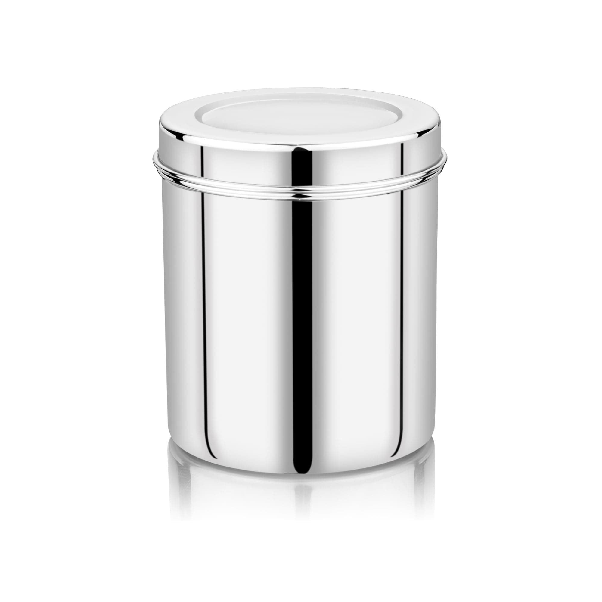 Vinod Stainless Steel Deep Dabba | 5000ml Capacity, 17cm Dia | Food Storage Container for Daily Use | Durable, Rust-Resistant & Easy to Clean | Ideal for Storing Grains & Snacks