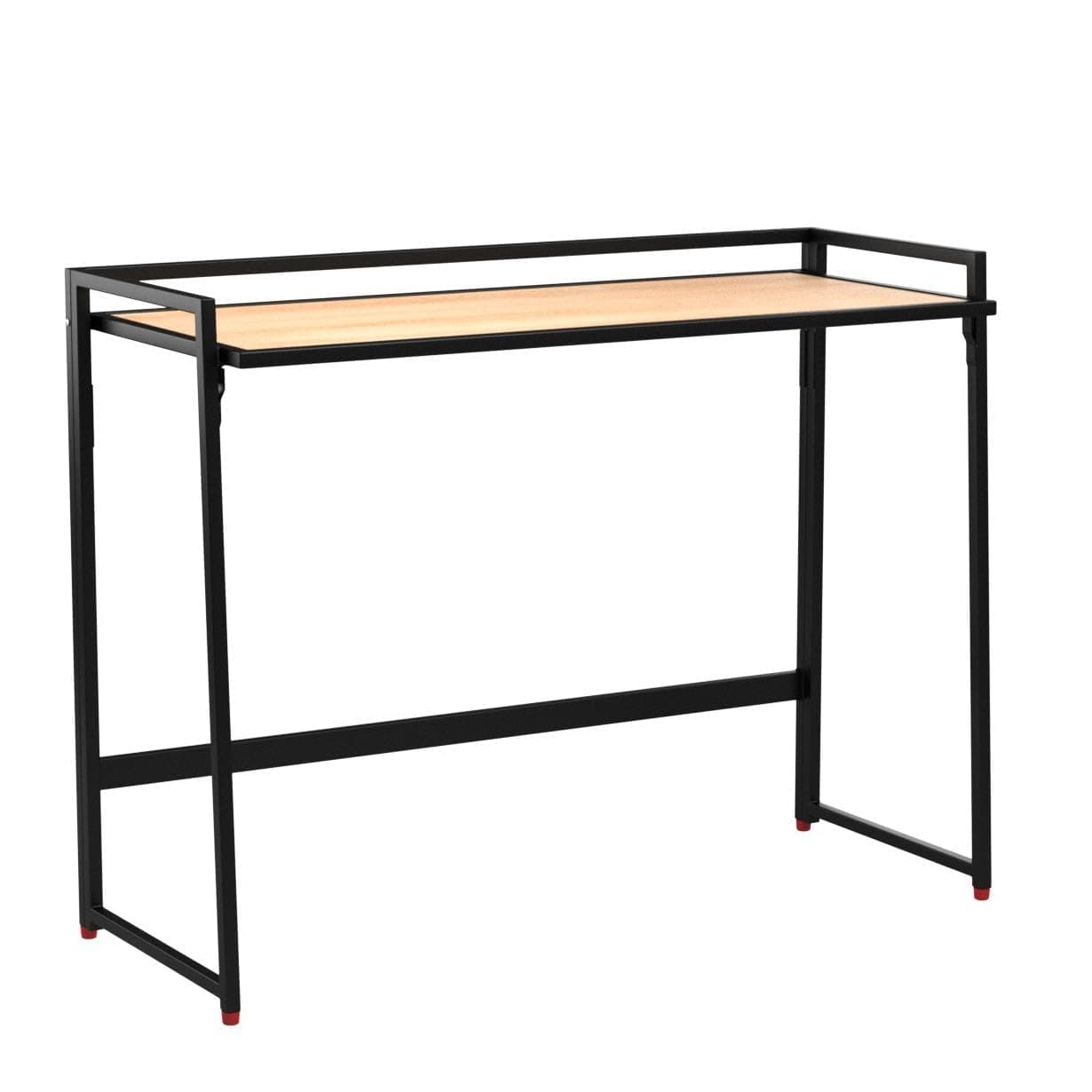 Livzing Wooden Foldable Laptop Table Portable Writing Desk Study Table for Students Reading Laptop Stands Multipurpose Work from Home Table Desktop, Laptop, Printer Wooden Table for Home and Office