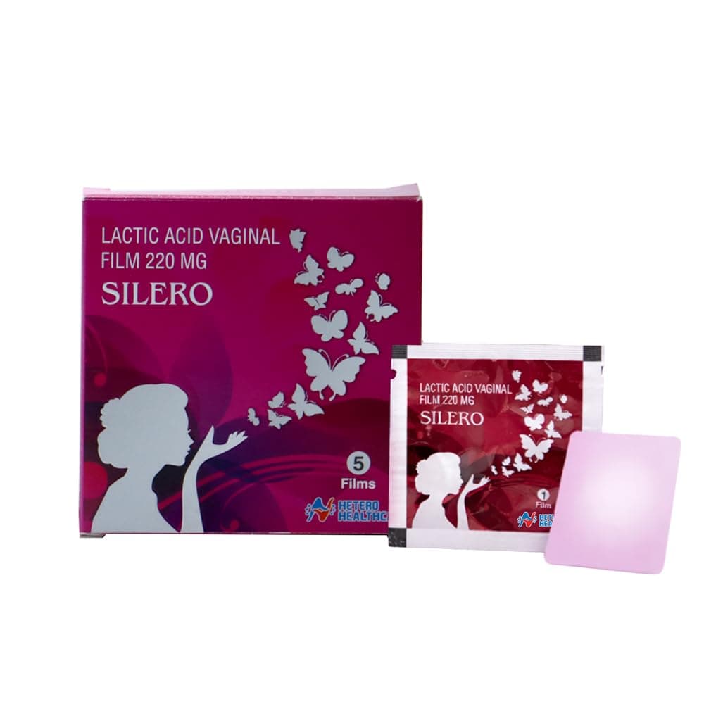 Silero Lactic Acid Vaginal Strips | Balances pH levels | Prevents Vaginal Dryness, Itching and Unpleasant Odour | Feminine Hygiene & Intimate Care for Women | Easy to Use Film - Pack of 4-20 Strips